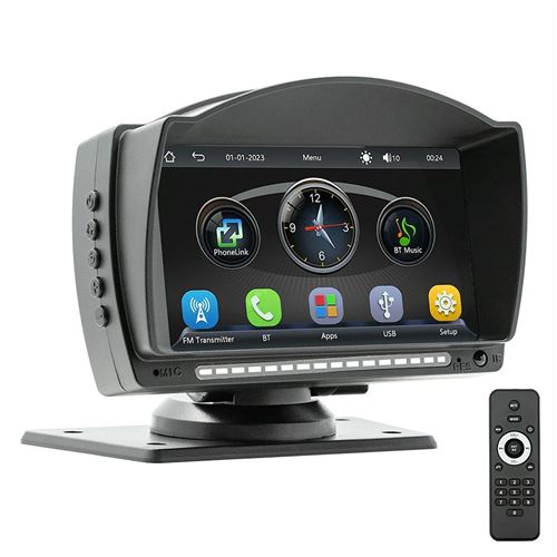 Autoradio 4.7 Pouces Avec CarPlay Android Auto Bluetooth USB FM YONIS