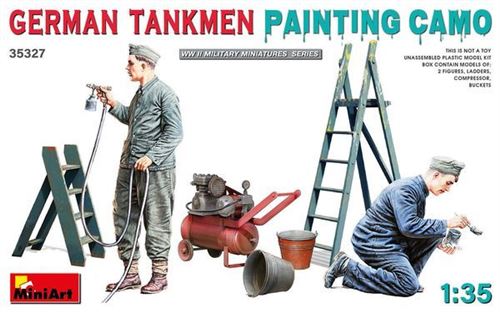 German Tankmen. Painting Camo - 1:35e - Miniart