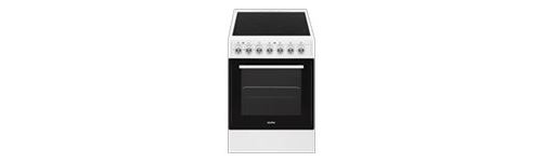 Cocina Continental Edison CECV50FCW 4 Zonas Vitro Horno 47L Pyrolyse Blanche - Image 4