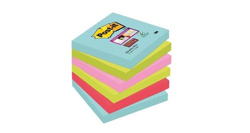 Bloc "Super Sticky" 76 X 76 Mm Miami X 6