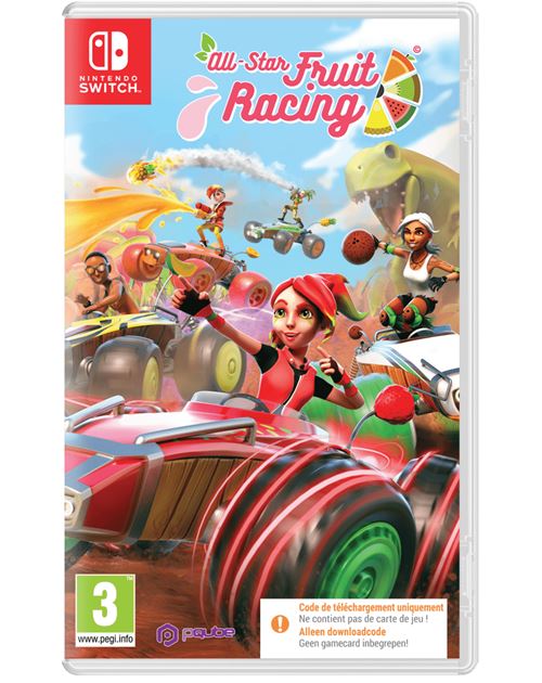 All Star Fruit Racing Nintendo SWITCH (Code de téléchargement) (code dans la boite)