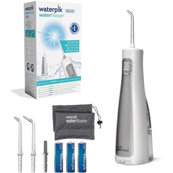 Jet Dentaire - Waterpik - Wf-03 Freedom - Sans Fil - Portable - 2 Niveaux De Pression - 3 Embouts - Sac Inclus - 1