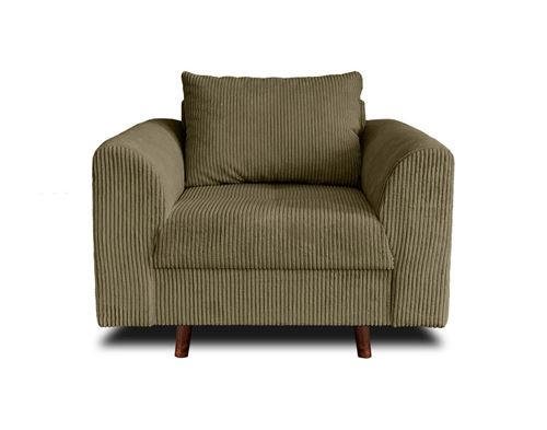 Non Communiqué Rune - Fauteuil - En Velours Côtelé - Vert