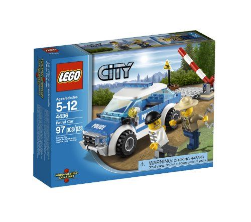 Voiture De Patrouille De Police Lego City 4436