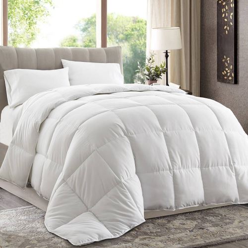 Couette Microfibre double face 400gr/m² COURCHEVEL Blanc 140x200