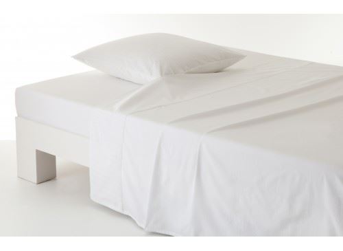 Drap plat Retro white 180x290 cm Anne de Solène