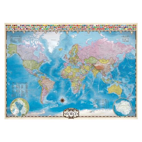 EuroGraphics Map of The World Puzzle (1000-Piece)
