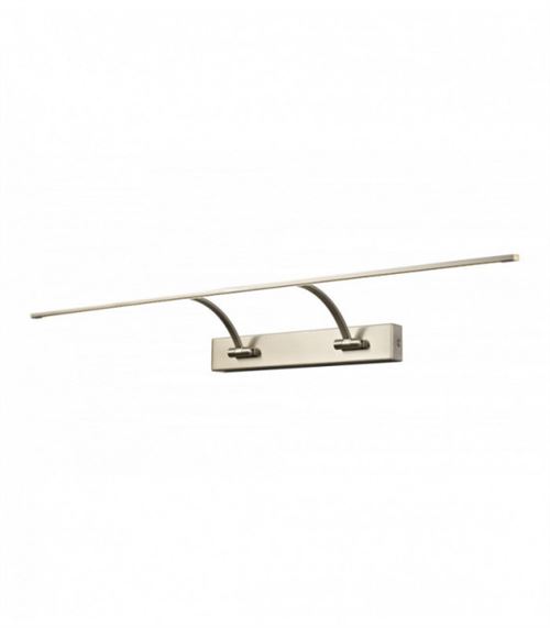 Applique à tableau Home 1 Ampoule Nickel satiné 40 Cm