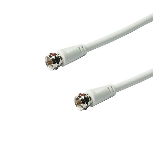 LINEAIRE TVSATD Câble antenne fiche F mâle / mâle 2m00
