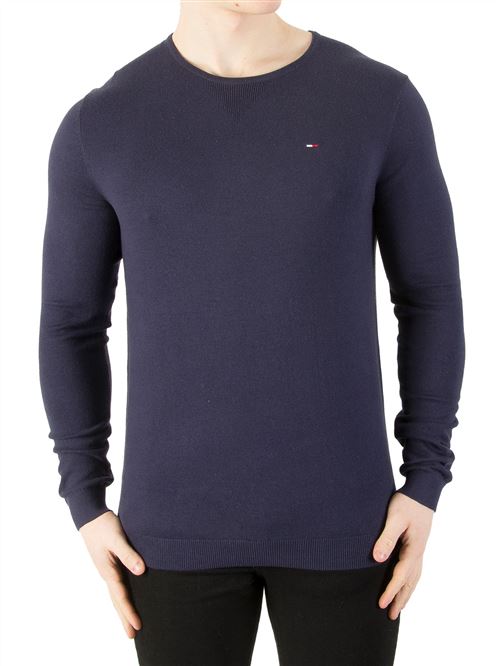 Tommy Jeans Homme Tricot original, Bleu