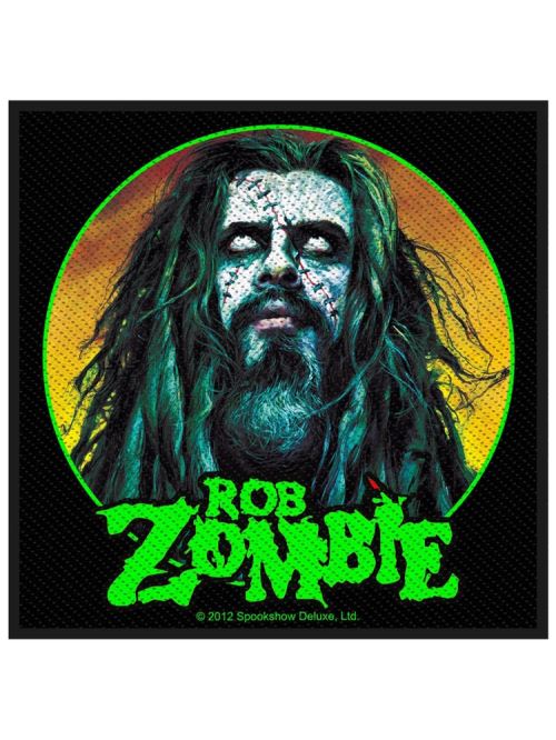 Rob Zombie Patch Face 10 x 10 cm