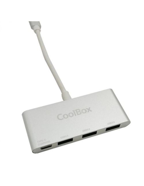 COO-HUC3U3PD USB 3.0 (3.1 Gen 1) Type-C 5000Mbit/s Aluminio nodo concentrador