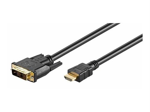 MicroConnect câble vidéo - HDMI / DVI - 50 cm