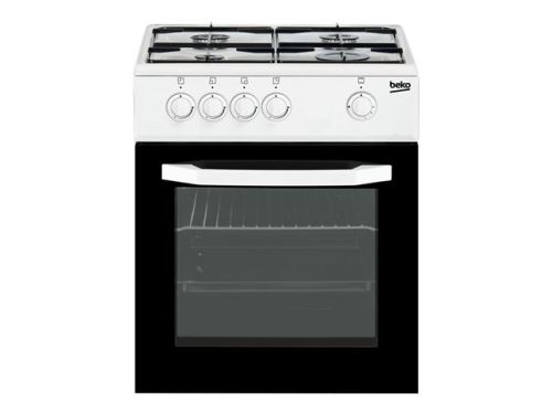 Beko CSG 42010 DWN - Cuisinière - pose libre - largeur : 50 cm - profondeur : 50 cm - hauteur : 85 cm - blanc
