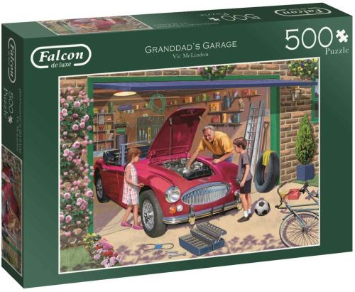 Jumbo Puzzle de Falcon Grandad's Garage 500 pièces