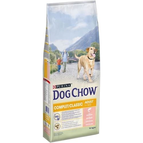 Meilleurs prix pour PURINA DOG CHOW Complet Adult au Saumon - Croquette pour chien-