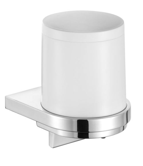 Distributeur de savon liquide série MOLL - Finition : Chromé/Anthracite