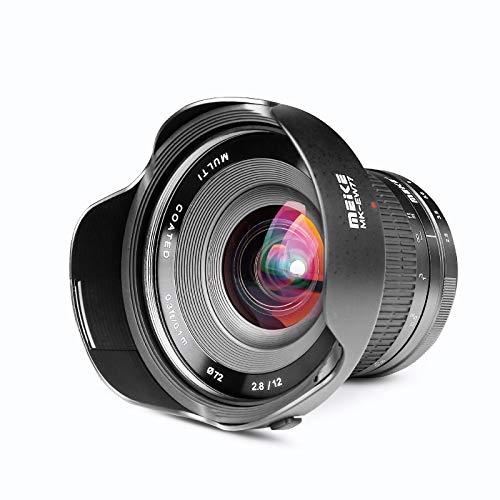 Objectif Meike Optics MK Ultra-Grand Angle 12 mm f2.8 pour Sony E Mount, Noir