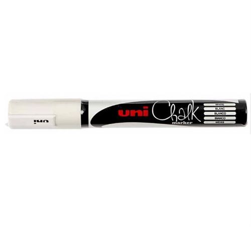 Marqueur Craie Uni Posca – Pointe Biseautée 8 Mm – Encre Rose Fluorescent – Pour Tableaux Et Vitrines