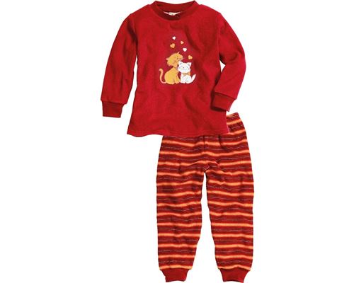 Playshoes pyjama chat rouge fille rouge