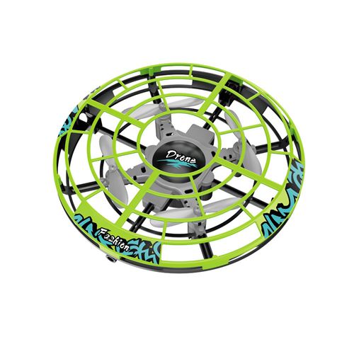 Charnoel Drone Volante de Mains avec Lumières LED Intérieur Extérieur Petit Jouet UFO Jouets de Drone de Boule Volante Mini Drone Mains LED pour Garçons et Filles de Plus de 6 Ans