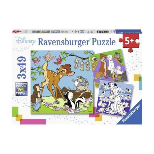 Puzzles 3 x 49 pièces Ravensburger Les amis Disney