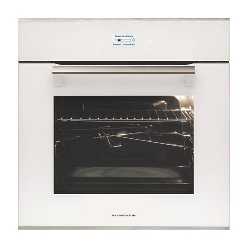 De Dietrich Dop1160W - Four - Encastrable - Niche - Largeur : 56 Cm - Profondeur : 55.5 Cm - Hauteur : 59 Cm - Avec Système Auto-Nettoyant - Classe A - Blanc