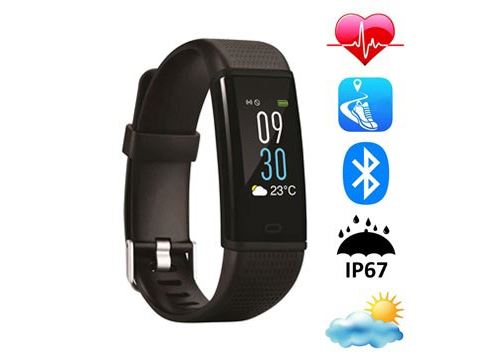 Tracker d'Activité Multisport HR Acme ACT304 - Noir