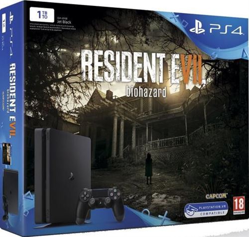 Acheter Pack Console Sony PS4 Slim 1To + Resident Evil 7 Biohazard État correct - 209,00 € Pack Console Sony PS4 Slim 1To + Resident Evil 7 Biohazard État correct - Sony reconditionné disponible sur Fnac
