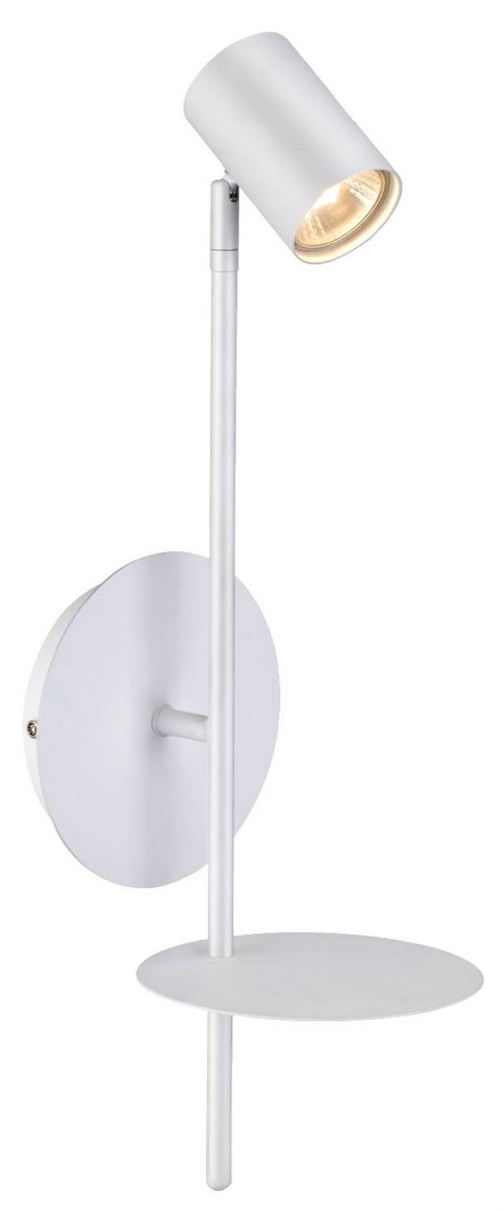 Paris Prix - Spot Mural Moderne rogna 53cm Blanc