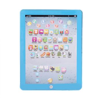 Bleu Jouet pour tablette tablette dapprentissage Fun Tablet pour enfants Tablette dapprentissage en anglais pour enfants et garçons 