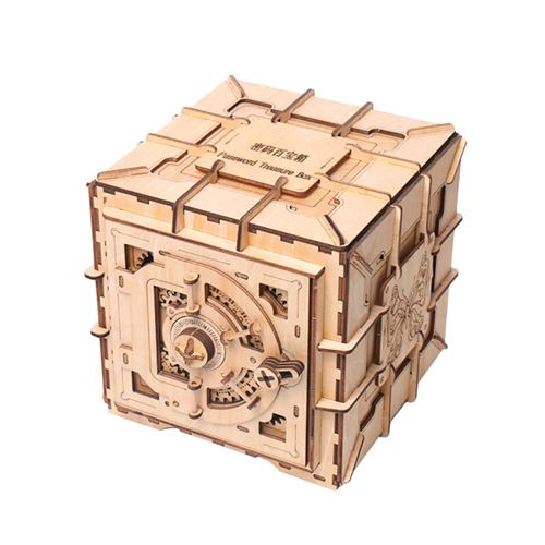 23€01 sur Puzzle en bois mécanique 3D coffre-fort Kit banques d