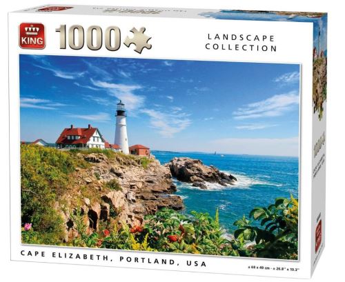 King Puzzle Cape Elizabeth - Portland USA 1000 pièces