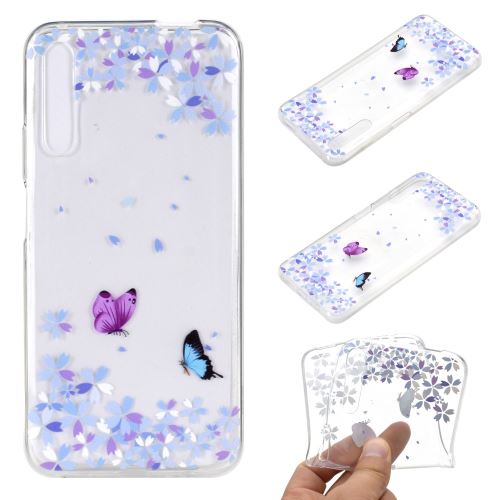 Coque en TPU impression de motifs clairs souple papillons pour votre Huawei Honor 9X/9X Pro