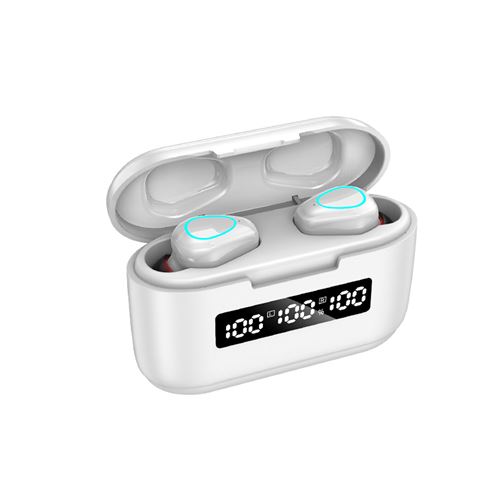GENERIQUE - Écouteurs Bluetooth sans fil - In-ear - Stéréo - Sport - Blanc - Image 2
