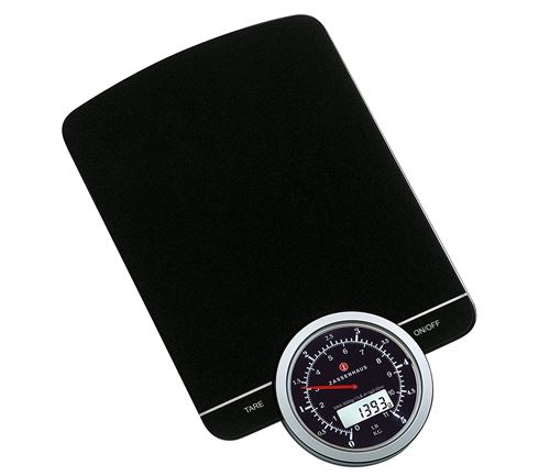 Balance de cuisine double affichage 5kg - 1g noire - 073423 - ZASSENHAUS