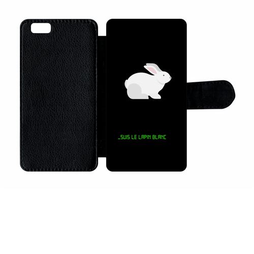 Etui À Rabat Apple Iphone 6s Suis Le Lapin Blanc