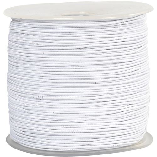 Creotime élastique 250 m 1 mm blanc