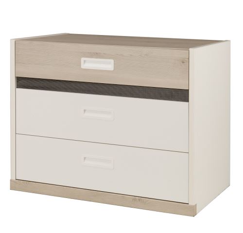 Chambre Complete Lit Junior 90x200 Commode 3 Tiroirs Armoire 2