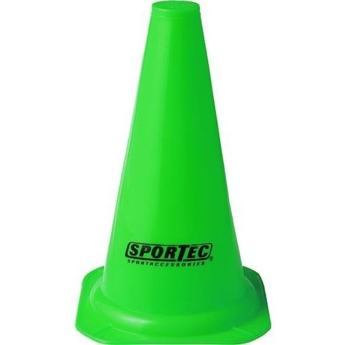 Sportec pion avec base renforcée 20 cm vert chacun