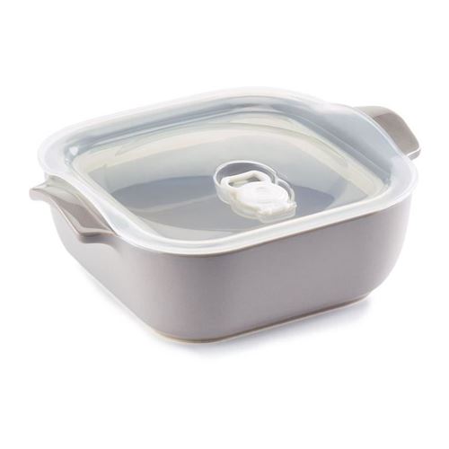 ABALONE EDITION - 023324517 - Plat carré hermétique - 1L800 - Couleur Gris foncé