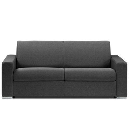 Canapé RAPIDO DREAMER Convertible lit 140*16 *197cm tweed gris graphite matelas 16 cm