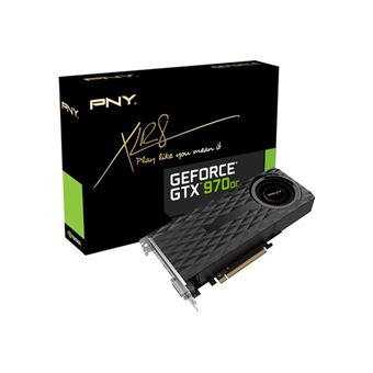 Carte Graphique PNY GeForce GTX 970 XLR8 OC 4 Go Carte graphique Achat prix fnac