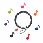 Porte photo avec aimants notes musicales Legami