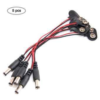 Connecteur De Batterie Oscilloscope Kkmoon Connecteur De Clip De Batterie 9v I Type Clip De Batterie De 9 Volts Connecteur De Boucle De Batterie 9v 5pcs Equipements Et Securite Pour La Maison