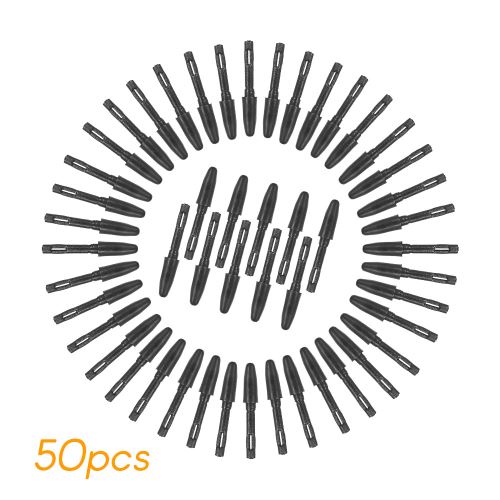 50pcs / Pack Pointes de stylo de remplacement pour UGEE P50SD / P50ST pour tablette graphique XP-PEN P02 dessinant noir