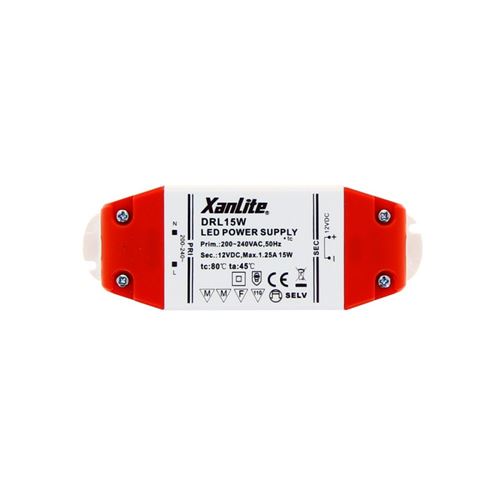 Xanlite|Driver pour ampoule LED GU5.3 et G4, puissance 15W|DRL15W