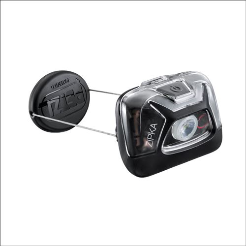 Petzl Zipka Noir E093GA00 - Lampe Frontale ultra compacte 300 Lumens