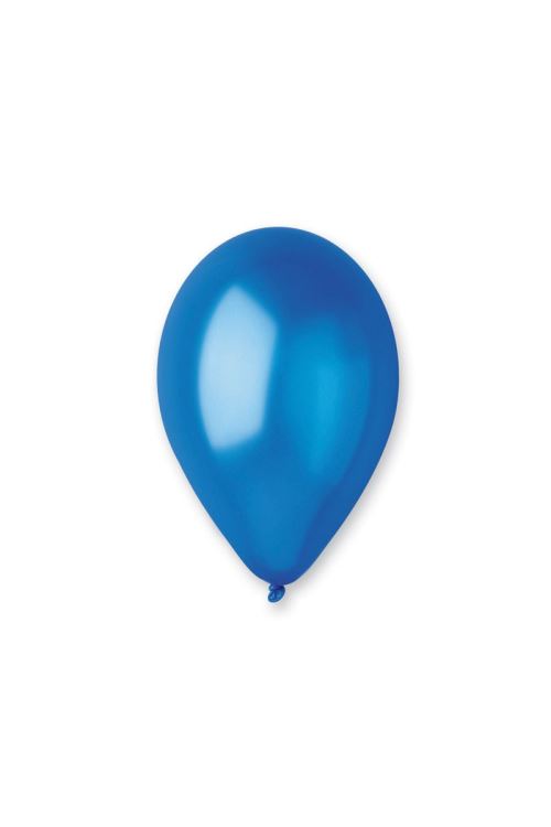 100 Ballons Nacres Bleu Roi Diametre 27 Cm - Bleu Roi