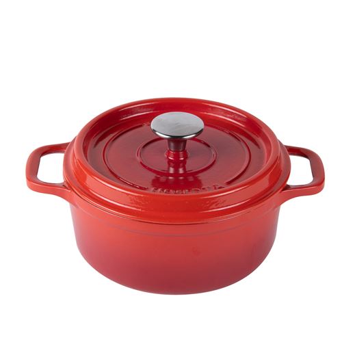 Invicta Cocotte Ronde - O 32 Cm - Rubis - Tous Feux Dont Induction
